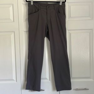 Men’s Lululemon ABC Pants, Dark Grey, 34x30